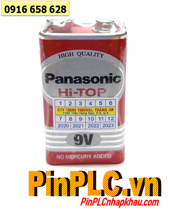 Panasonic 6F22DT/1S; Pin 9v vuông Panasonic 6F22DT/1S Hi-top, ĐVT: 1viên